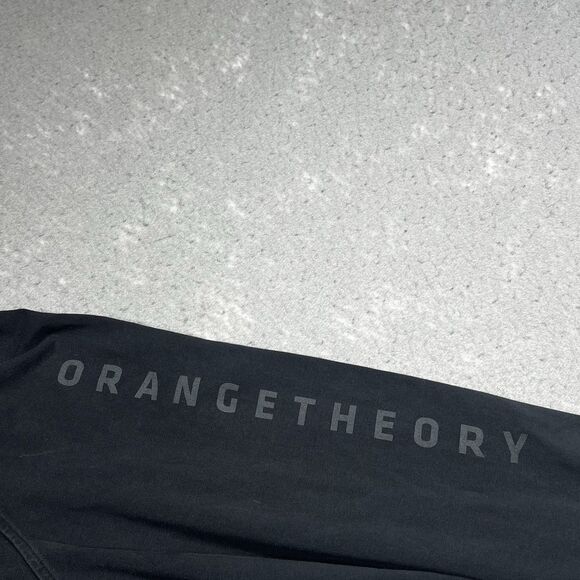 Lululemon Sweatshirt Womens 8 Black Scuba OversiiòFunnel Neck Logo Half Zip - Picture 10 of 12